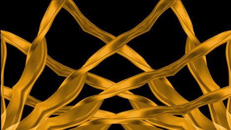 Abstract-backgrounds-golden-edges-line-moving-Digitally-Generated-loop-animation